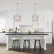 Tracy 4 Light 15.87 inch Painted Modern Gold Indoor Pendant Ceiling Light